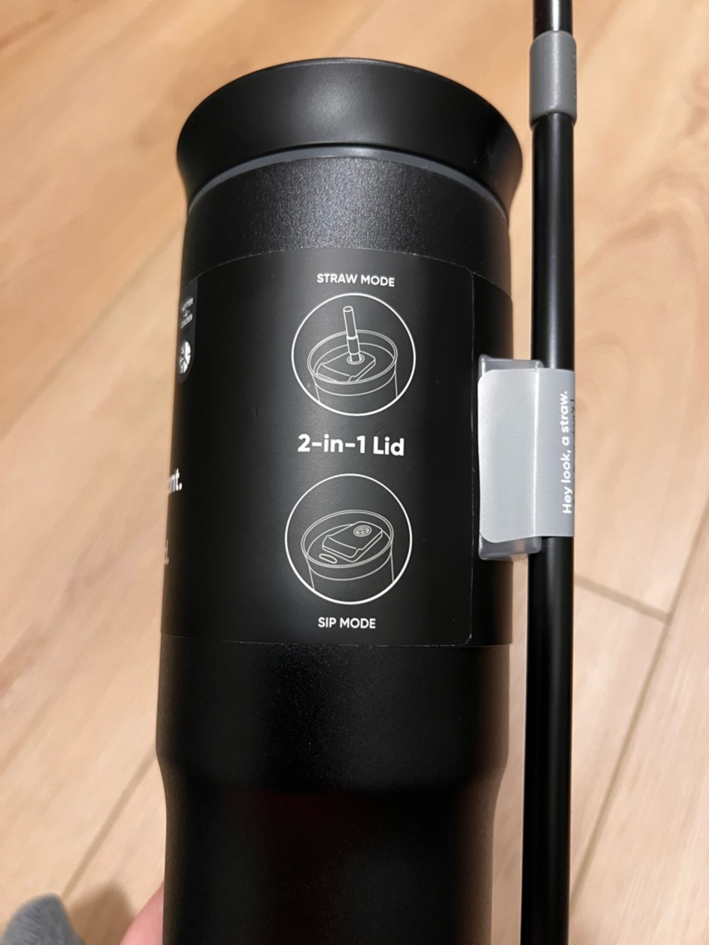 Owala Insulated Travel Tumbler - Black 24oz - Picture 5 of 6